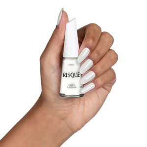 Esmalte Risqué Cremoso Brancos Bianco Puríssimo 8ml