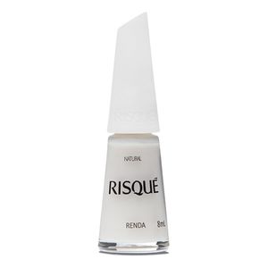 Esmalte Risqué Branco Natural Novo Renda 8ml