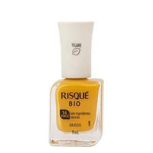 Esmalte Risqué Bio Amarelo Cremoso Girassol 9ml
