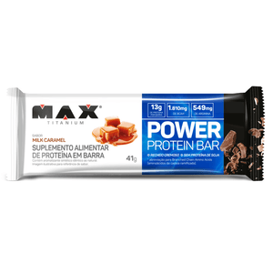 Barra Cereal Power Protein Milk Caramel 41g