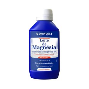 Leite de Magnésia 120ml Uniphar