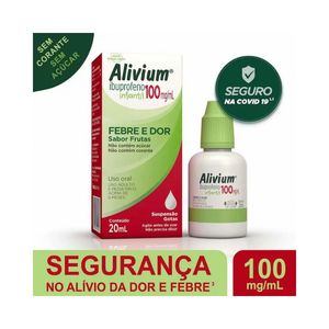 Alivium Infantil Ibuprofeno 100mg/ml Gotas 20ml