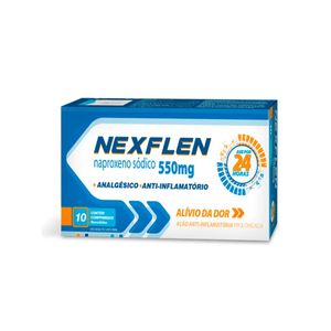 Naproxeno 550mg 10 Comprimidos Revestidos Nexflen Legrand