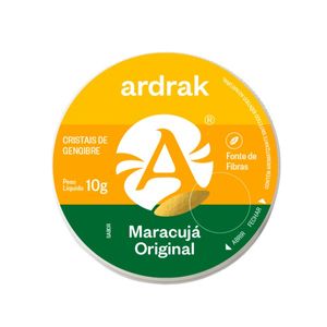 Cristais de Gengibre Maracuja Doce Ardrak 10g