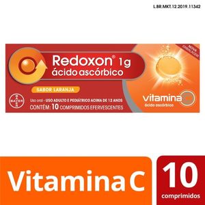 Redoxon 1G Laranja 10 Comprimidos Bayer