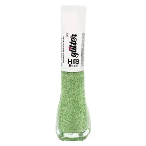 Esmalte Hits Glitter Diamante Verde Aurora