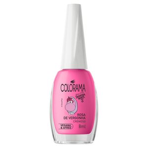 Esmalte Cremoso Rosa de Vergonha Divertidamente 2 Colorama 8ml