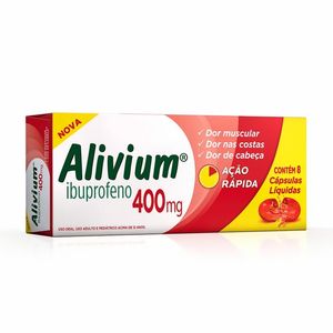 Alivium 400mg 8 Cápsulas Moles