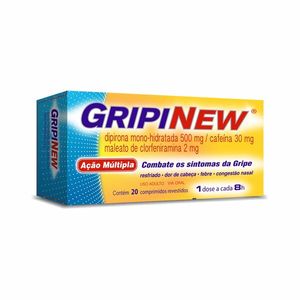 Gripinew 250mg/30mg/250mg/2mg 20 Comprimidos Revestidos