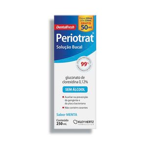 Solução Bucal Periotrat Menta sem Álcool 250ml