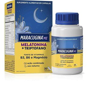 Maracugina Me Melatonina+Triptofano 30 Cápsulas Hypera Pharma