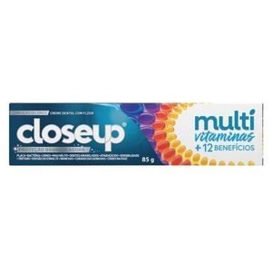 Creme Dental Close Up Multivitaminas Branqueadora 85g