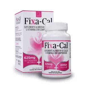 Fixa-Cal Calcio 625mg+200UI 90 Comprimidos Quaris