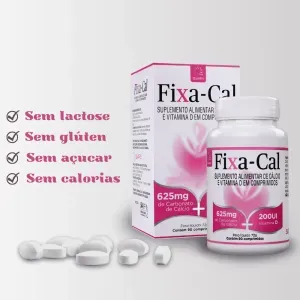 Fixa-Cal Calcio 625mg+200UI 90 Comprimidos Quaris