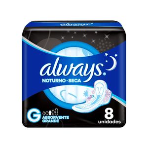 Absorvente com Abas Seca Always G 8 Unidades