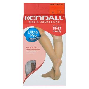 Meia Kendall 3/4 Média Compressão M Mel