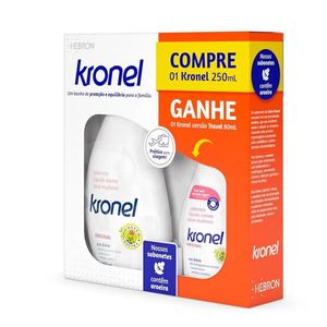 Kit Sabonete Líquido Íntimo Kronel 250+80ml Mulheres Original