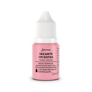 Secante Em Gotas Para Unhas 10ml Farmax