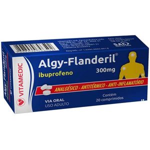 Ibuprofeno 300mg 20 Comprimidos Algy-Fland Vitamedic