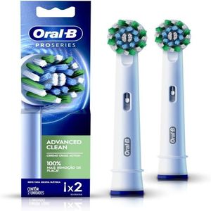 Refil para Escova Elétrica Oral-B Pro-Saúde Cross Action 2 Unidades