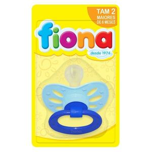 Chupeta Fiona Ortodôntica Azul Lillo Tamanho 2