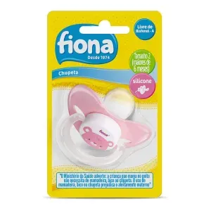 Chupeta Fiona Tamanho 2 Ortodôntica Rosa