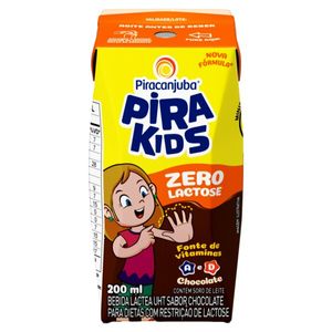 Bebida Láctea Pirakids Chocolate Zero Lactose 200ml