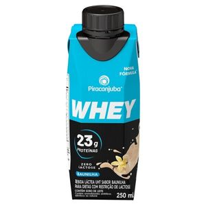 Bebida Láctea Piracanjuba Whey Baunilha Zero Lactose 250ml