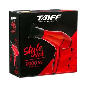 Secador De Cabelo Style Red Taiff 127v 2000w