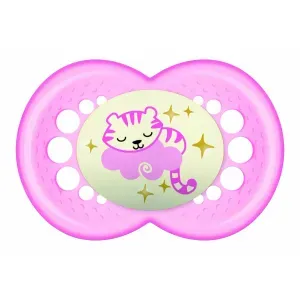 Chupeta Mam 16 Meses+ 30422 Original Day & Night Rosa 2 Unidades