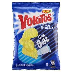 Batata Yoki Yokitos Ondulada com Sal 45g