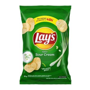 Salgadinho Elma Chips Lays Sour Cream 70g