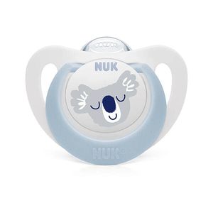 Chupeta Nuk Orto Silicone Azul Tamanho 1