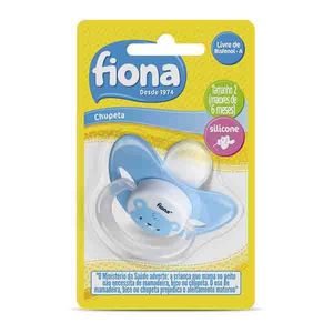 Chupeta Fiona Azul Lillo de Silicone Tamanho 2
