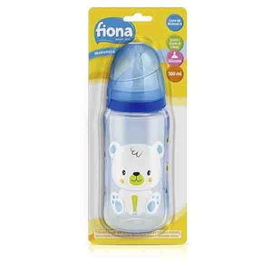 Mamadeira Fiona Tamanho 2 Silicone Azul 300ml
