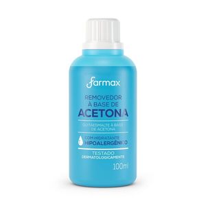 Removedor de Esmalte à Base de Acetona Farmax 100ml