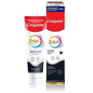 Creme Dental Colgate Total 12 Carvão Ativado 140g