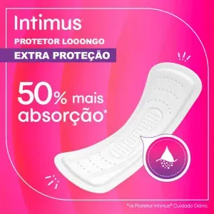 Protetor Diário Intimus Longo Extra Proteção 48 Unidades