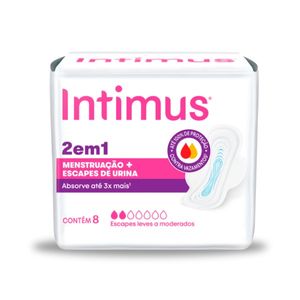 Absorvente Externo 2 em 1 Intimus 8 Unidades