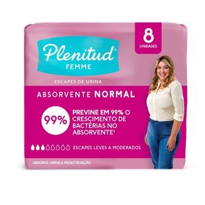 Absorvente Normal Plenitud Femme 8 Unidades