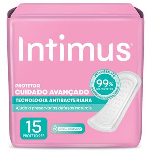 Protetor Díário Intimus® Tecnologia Antibacteriana - 15 un