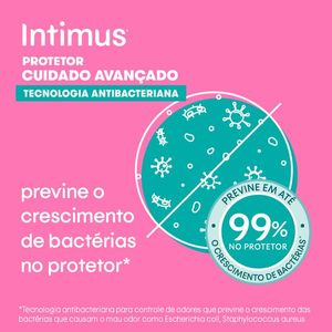 Protetor Díário Intimus® Tecnologia Antibacteriana - 15 un