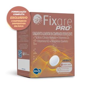 Fixare Pro+ Suplemento Alimentar Com Cálcio 30 Comprimidos