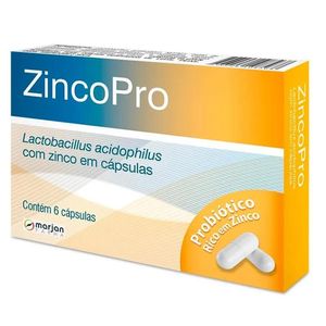 Zincopro 6 Cápsulas Marjan