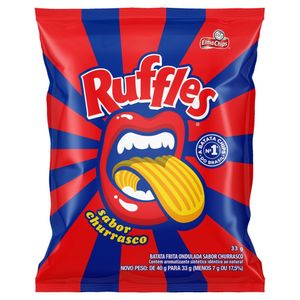 Salgadinho Elma Chips Ruffles Churrasco 33g