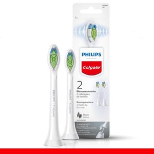 Refil Escova Elétrica Colgate 2 Unidades SonicPro Branqueadora