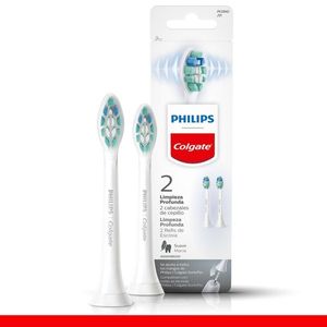 Refil Escova Elétrica Colgate 2 Unidades SonicPro Limpeza Profunda
