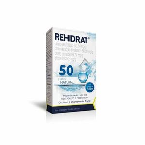 Rehidrat 50 Pó para Solução Oral 4 Envelopes de 7,340g