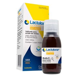 Lactulona 667mg/ml Xarope Ameixa 120ml