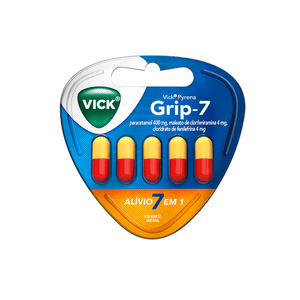 Vick Pyrena Grip-7  5 Cápsulas Duras
